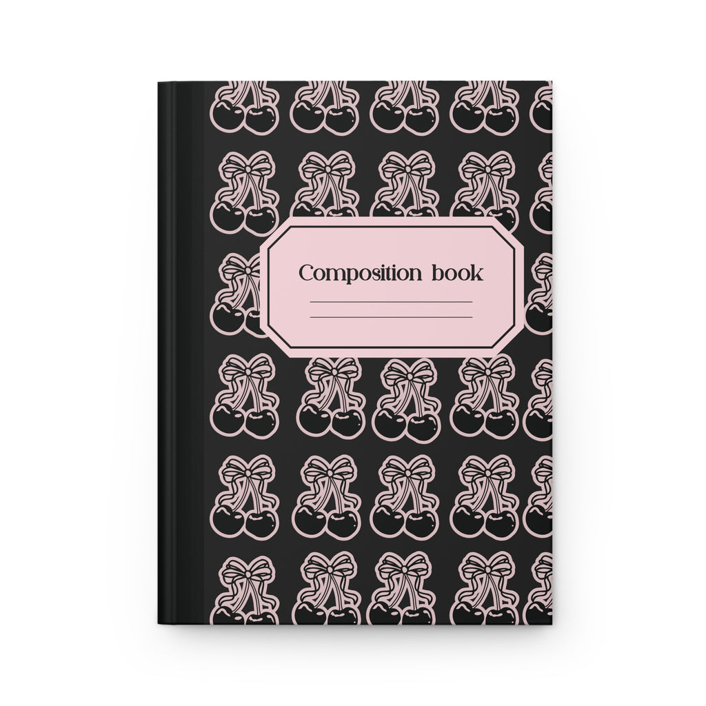 Cherry "Composition book" Journal