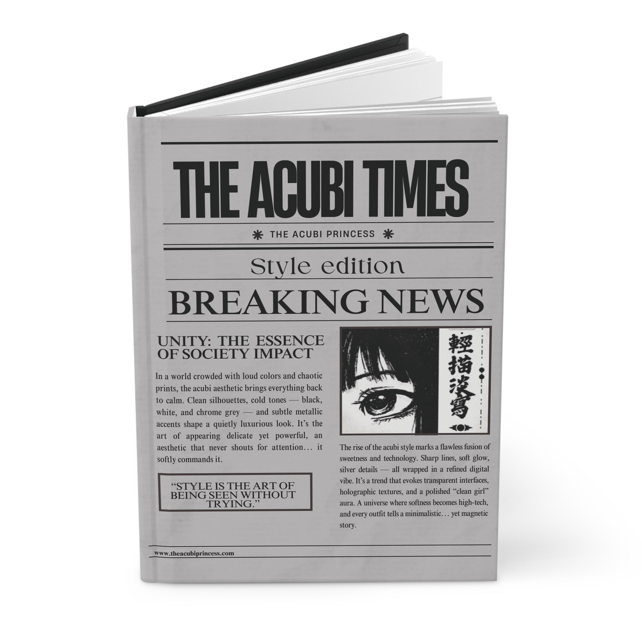 Acubi Newspaper-Inspired Journal