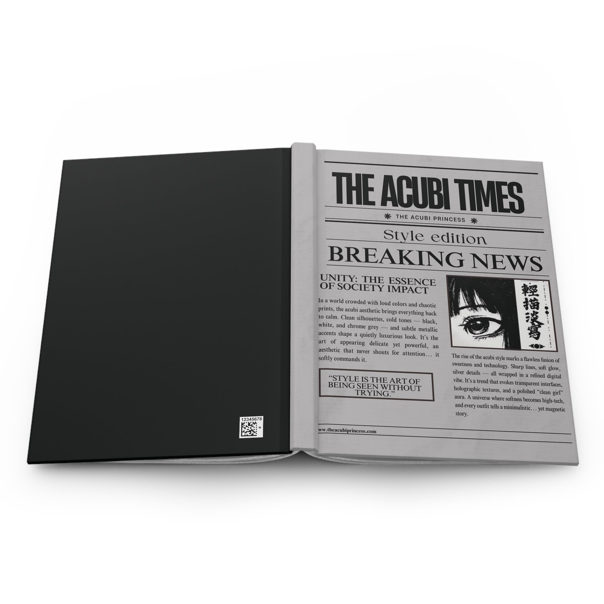 Acubi Newspaper-Inspired Journal