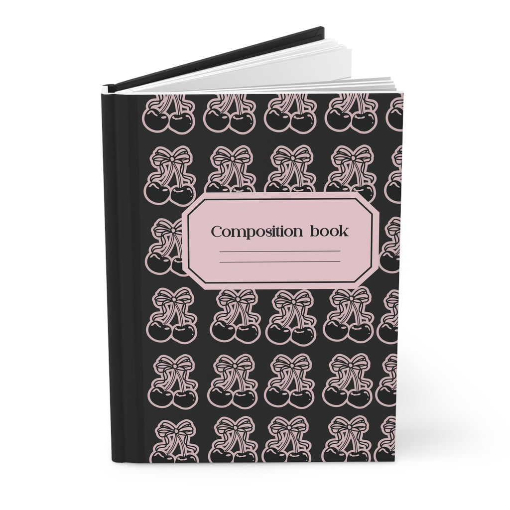 Cherry "Composition book" Journal