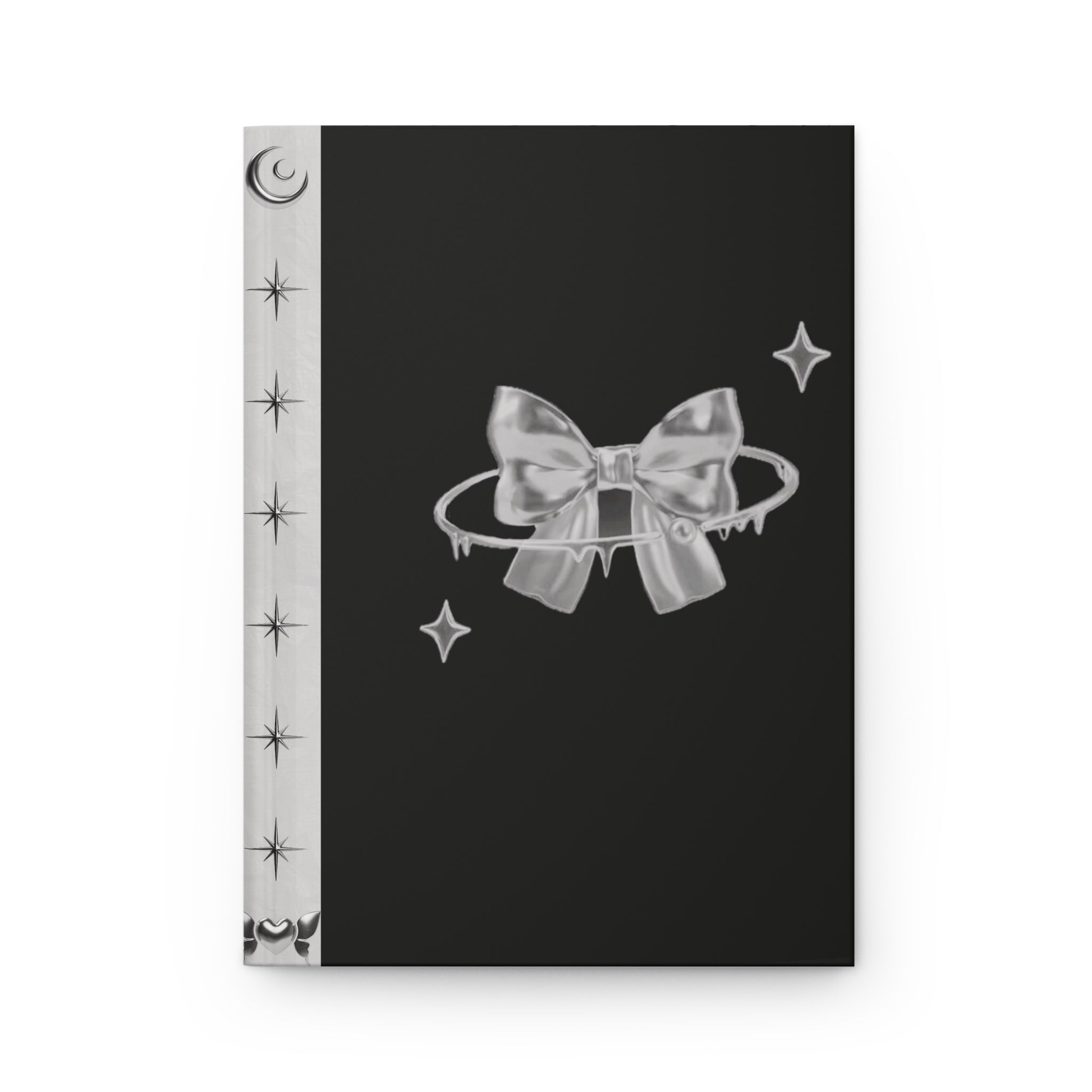 Metallic Chrome Bow notebook