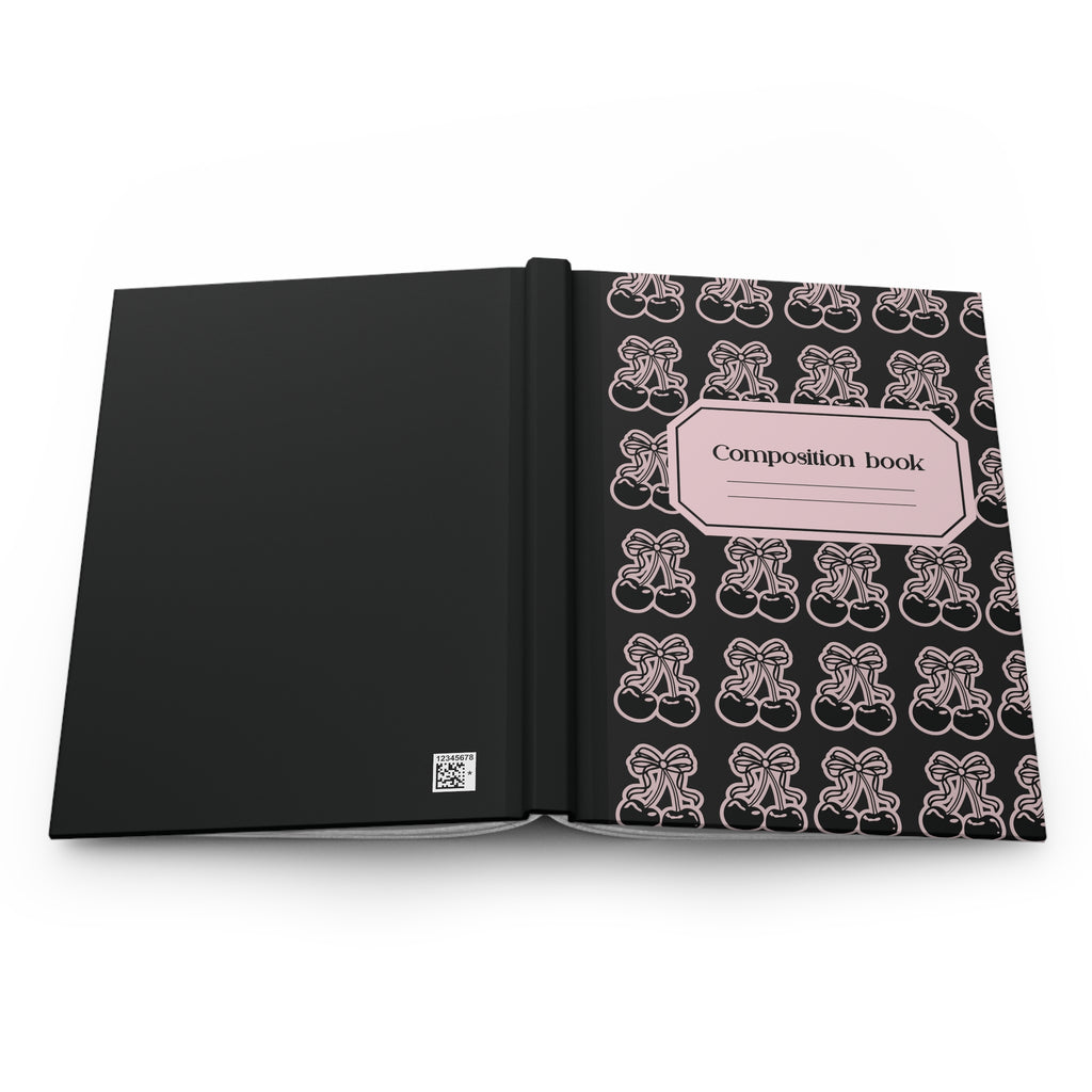Cherry "Composition book" Journal