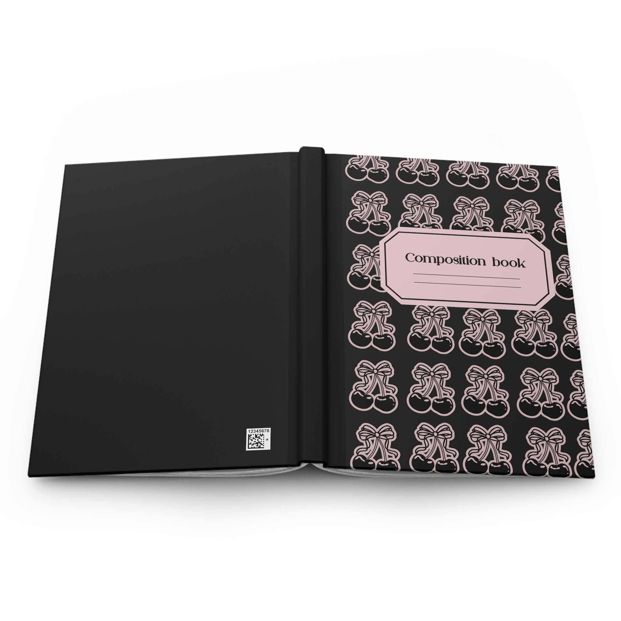 Cherry "Composition book" Journal