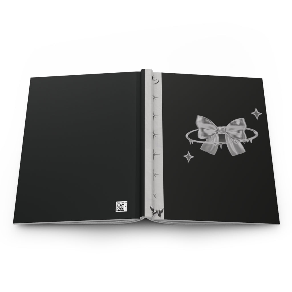 Metallic Chrome Bow notebook